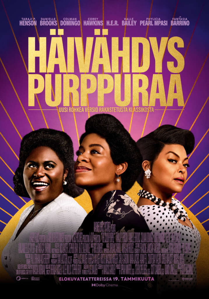 Elokuvajuliste: HÄIVÄHDYS PURPPURAA (2023)