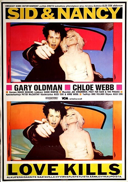 Elokuvajuliste: SID & NANCY (1986)