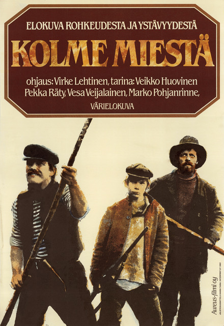 Elokuvajuliste: KOLME MIESTÄ (1983)