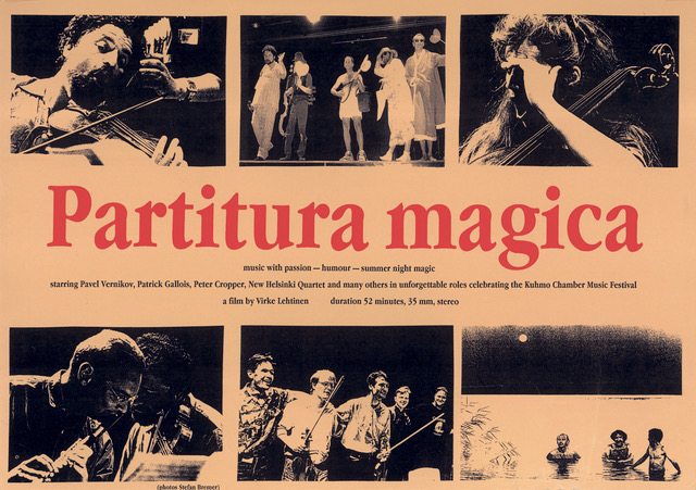 Elokuvajuliste: KAIKUJA ERÄMAASSA (1986) & PARTITUURIN TAIKAPIIRI (1995)