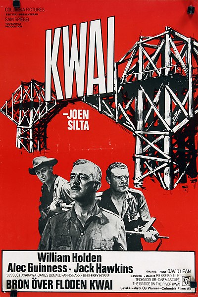 Elokuvajuliste: KWAI-JOEN SILTA (1957)