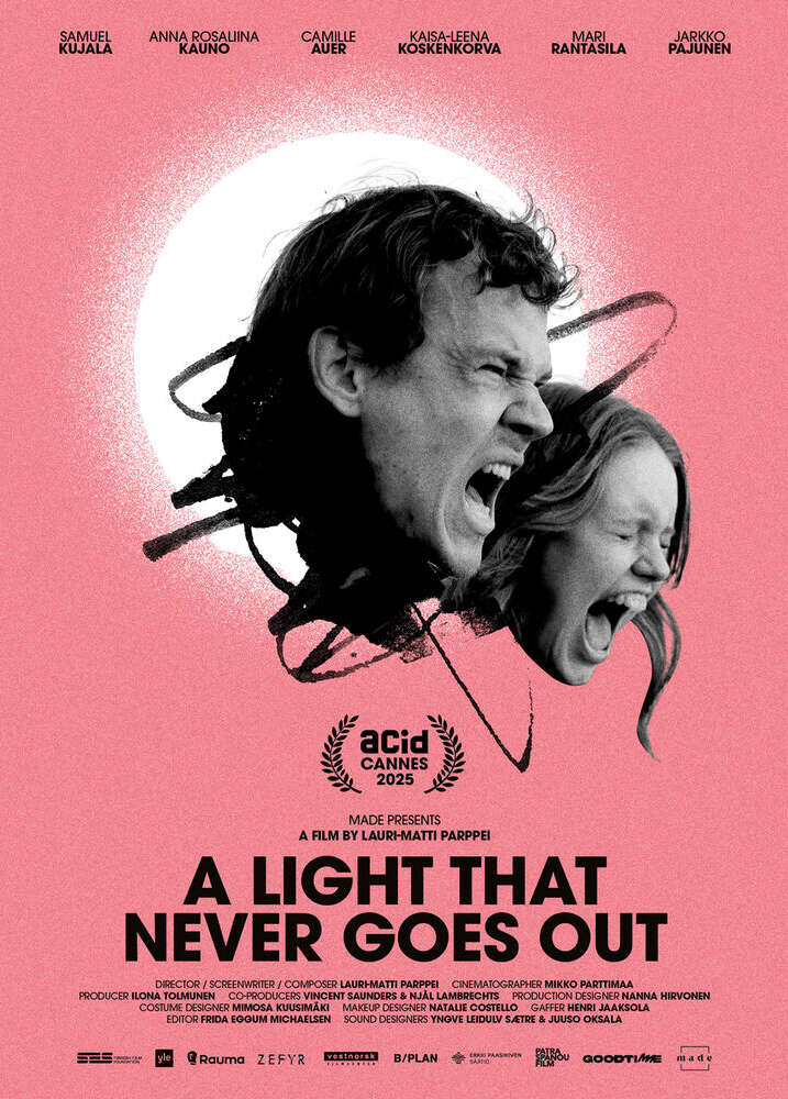 Elokuvajuliste: JOSSAIN ON VALO JOKA EI SAMMU (2025)