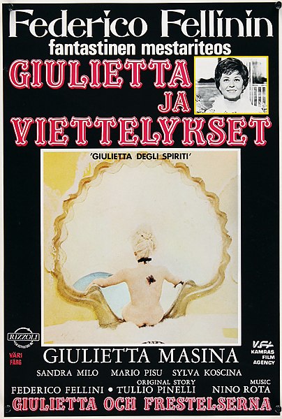 Elokuvajuliste: GIULIETTA JA VIETTELYKSET (1965)