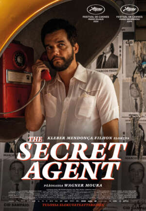 Elokuvajuliste: THE SECRET AGENT (2025) - Näytökset: Ke 4.3. klo 17:00, To 5.3. klo 13:45