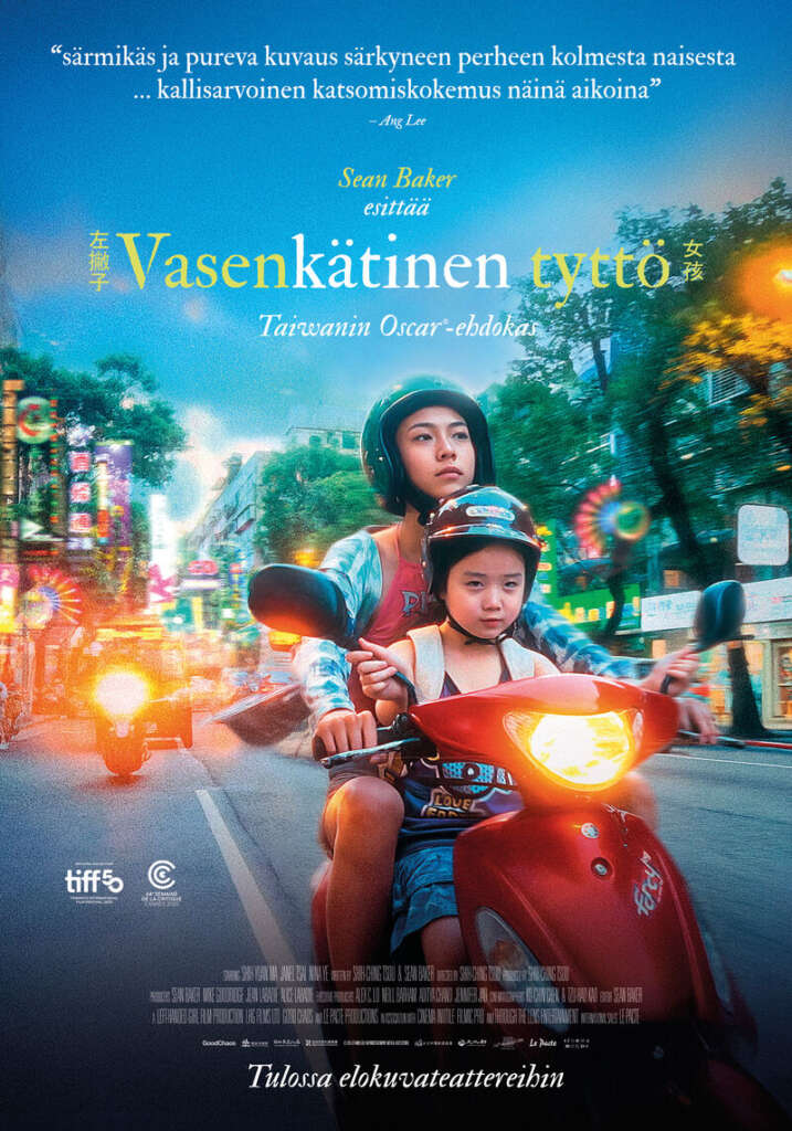 Elokuvajuliste: VASENKÄTINEN TYTTÖ (2025) - Näytökset: Pe 27.2. klo 17:00, Ke 4.3. klo 14:45