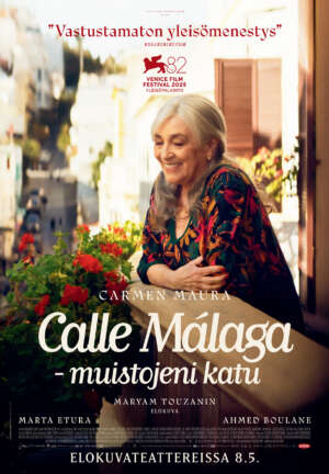 Elokuvajuliste: CALLE MÁLAGA - MUISTOJENI KATU (2025) - Näytökset: To 14.5. klo 11:15, Su 17.5. klo 12:30