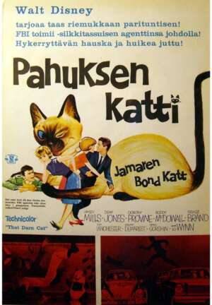Elokuvajuliste: PAHUKSEN KATTI (1965) - Näytökset: La 10.10. klo 18:00