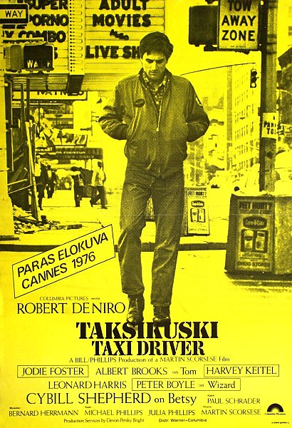 Elokuvajuliste: Taksikuski (1976)