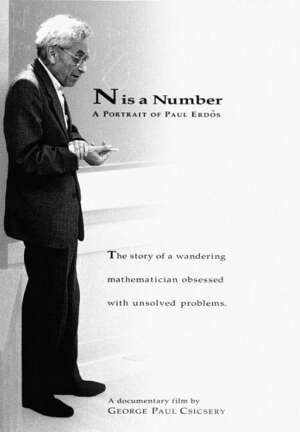 Elokuvajuliste: N IS A NUMBER: A PORTRAIT OF PAUL ERDÖS (1993) - Näytökset: To 5.11. klo 16:00