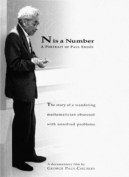 Elokuvajuliste: N IS A NUMBER: A PORTRAIT OF PAUL ERDÖS (1993) - Näytökset: To 5.11. klo 16:00
